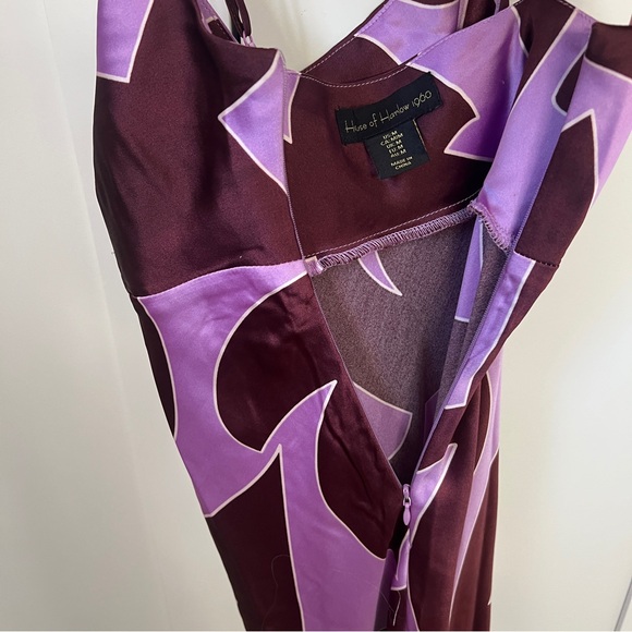 House of Harlow 1960 Satin Midi Dress, Sz M - Picture 9 of 15